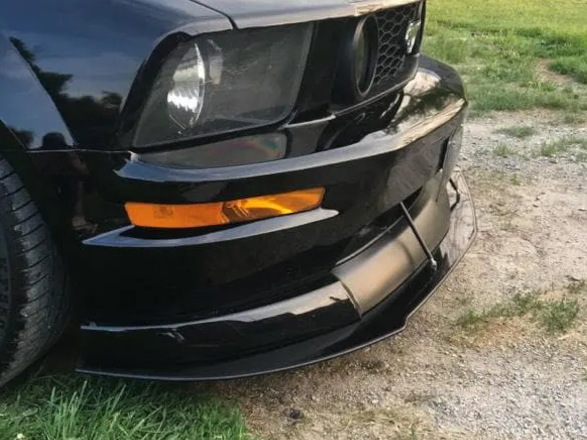 2005-09 Mustang GT CDC Classic Lip - 2PC Front Splitter - Aluminum Composite