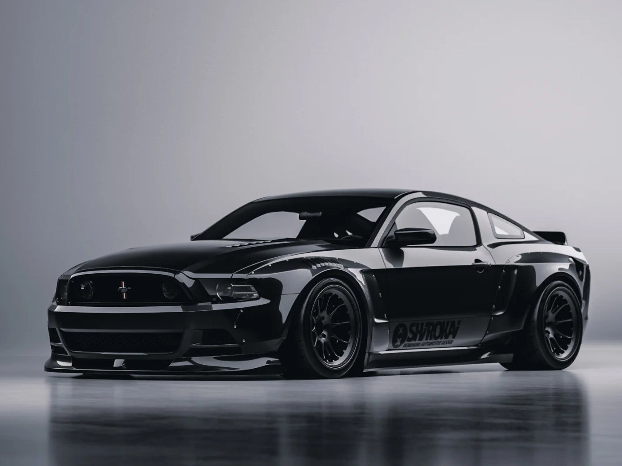 2014 mustang wide discount body fender flares