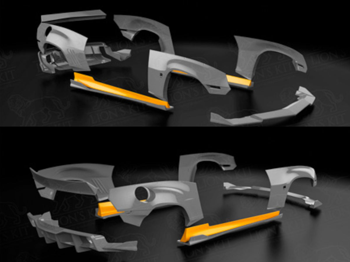 2010-15 Camaro - Side Skirts Side Splitters V1