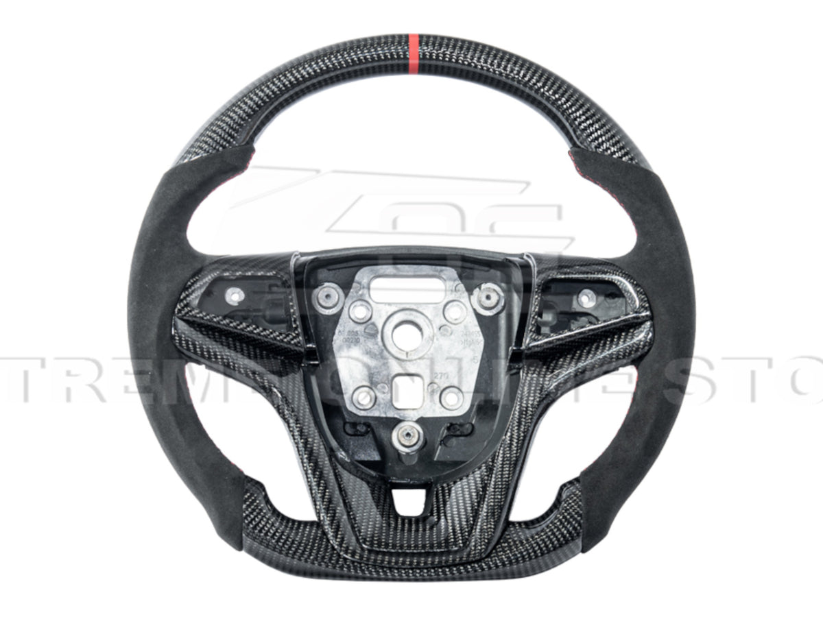 2012-15 Camaro - Steering Wheel Alcantara/Leather - Carbon Fiber