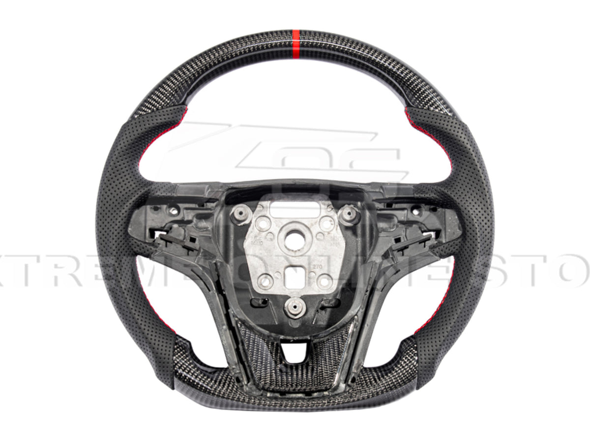 2012-15 Camaro - Steering Wheel Alcantara/Leather - Carbon Fiber