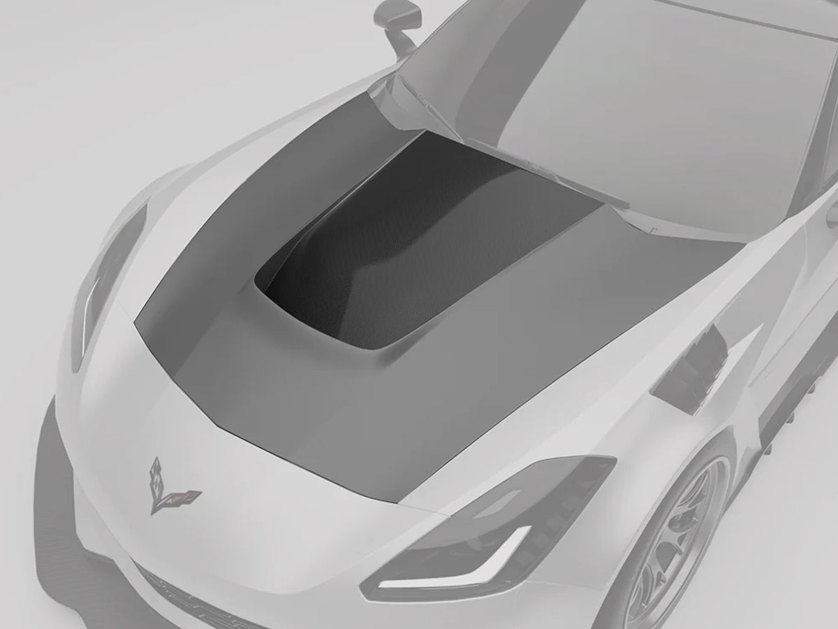 2014-19 Corvette - RevoZport Hood - Carbon Fiber