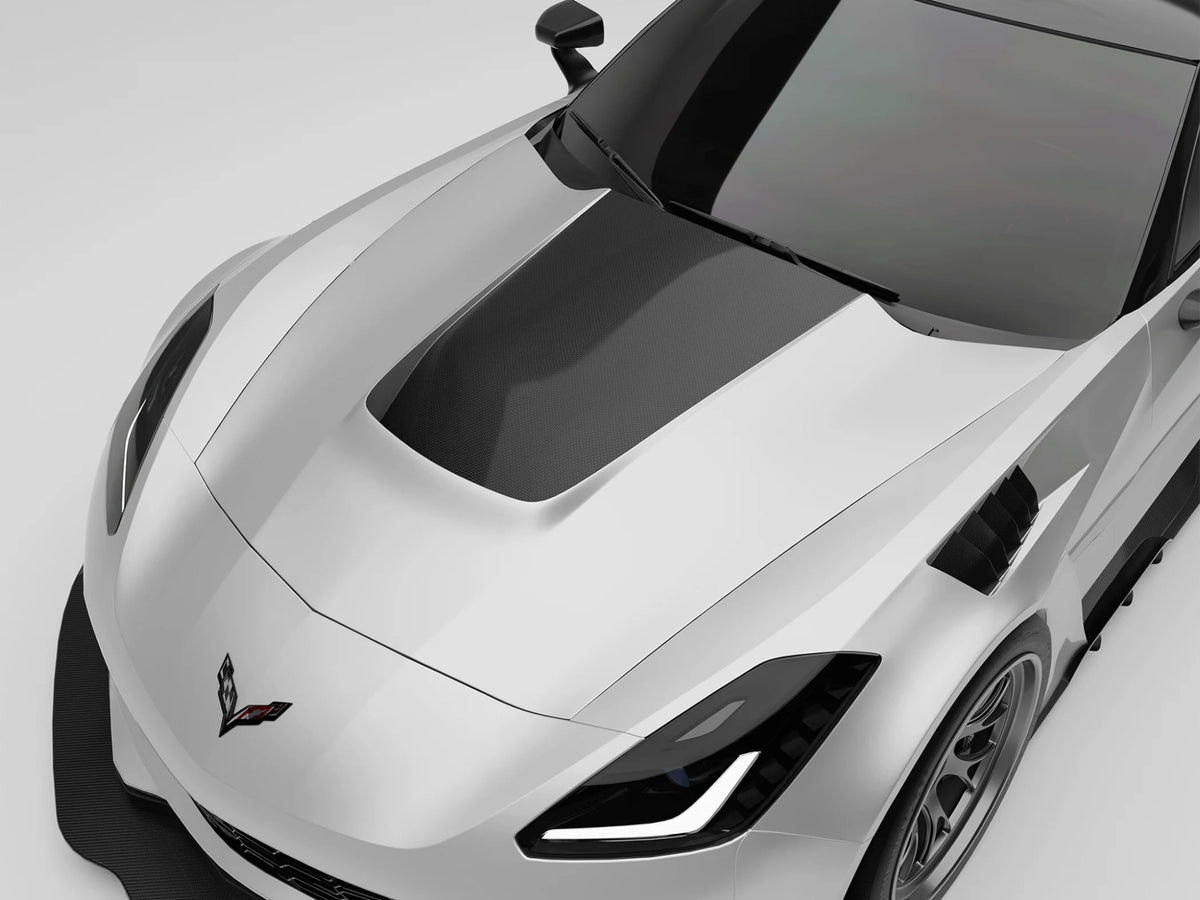 2014-19 Corvette - RevoZport Hood - Carbon Fiber