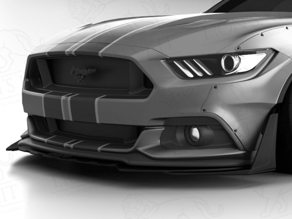 2015-17 Mustang - Front Lip Splitter V1
