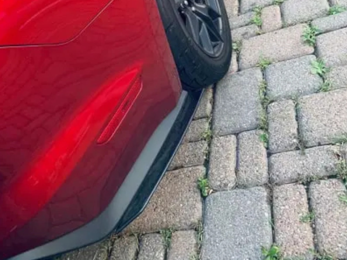 2015-17 Mustang - Rear Side Splitters - Aluminum Composite