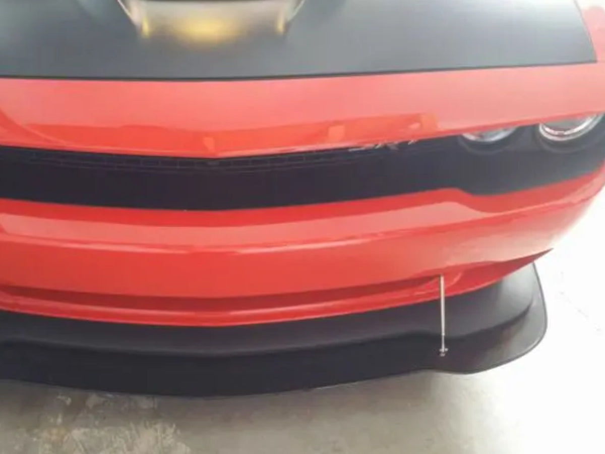 2015-23 Challenger Hellcat - 2PC Front Splitter - Aluminum Composite