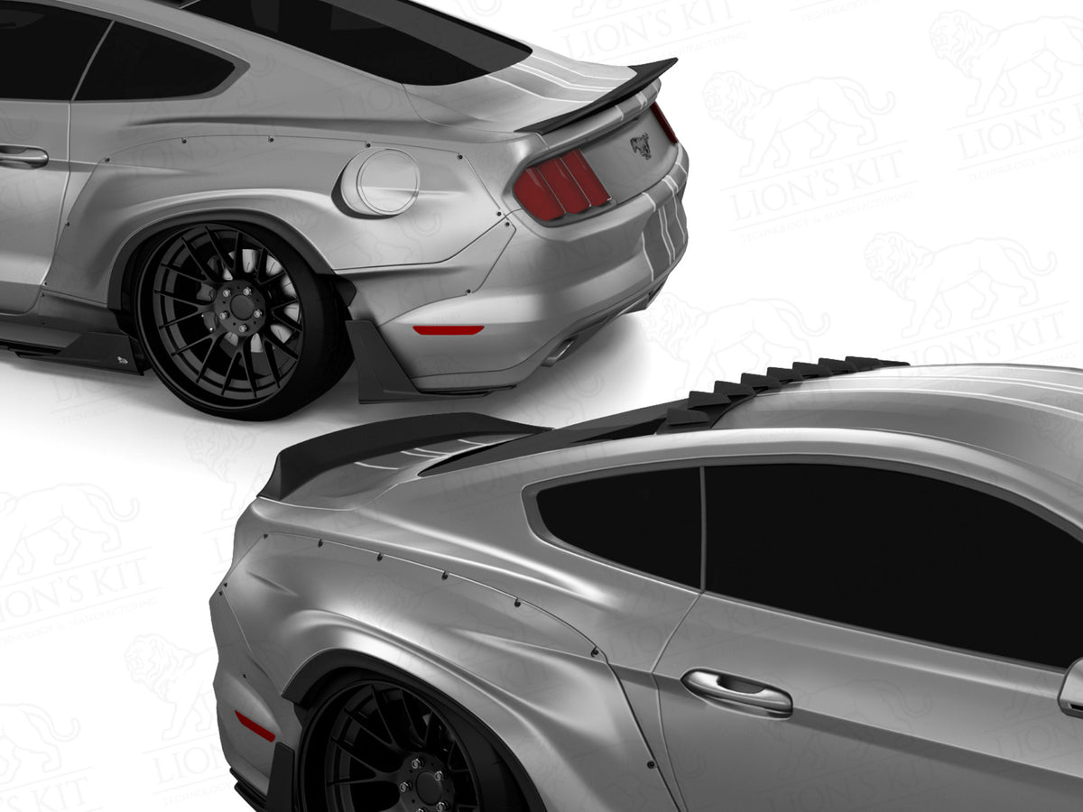 2015-23 Mustang - Ducktail Spoiler V1