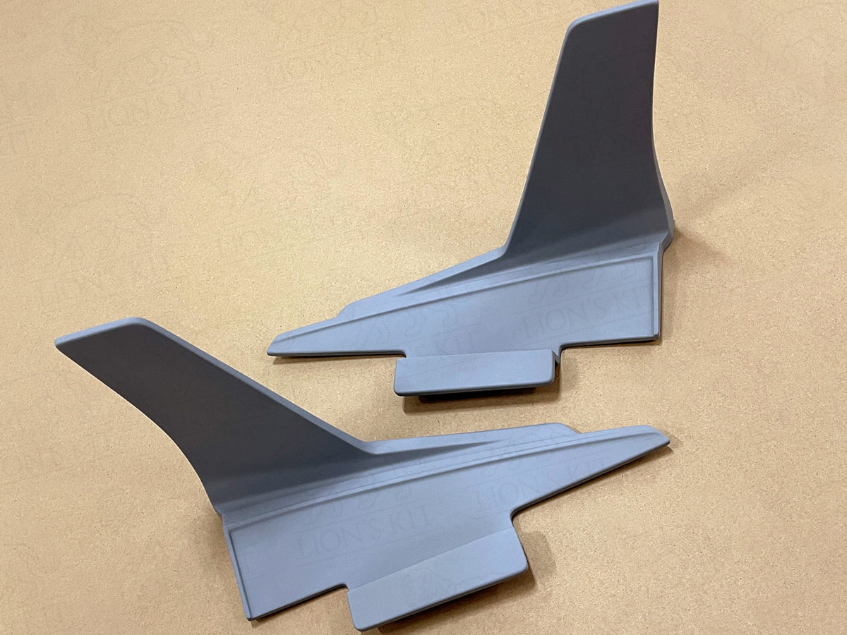 2015-23 Mustang - Rear Bumper Side Splitters V1
