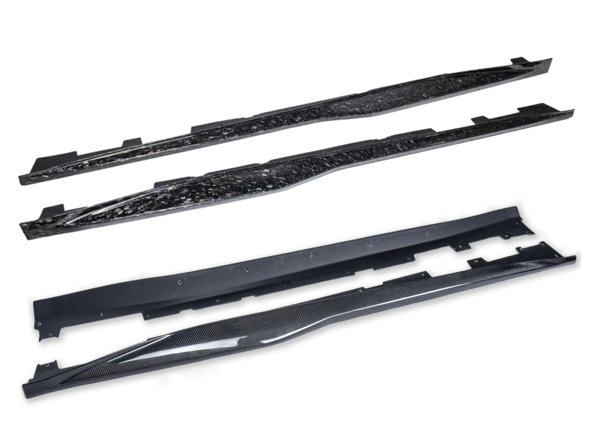 2016-24 Camaro - ZL1 Style Side Skirts - Carbon Fiber