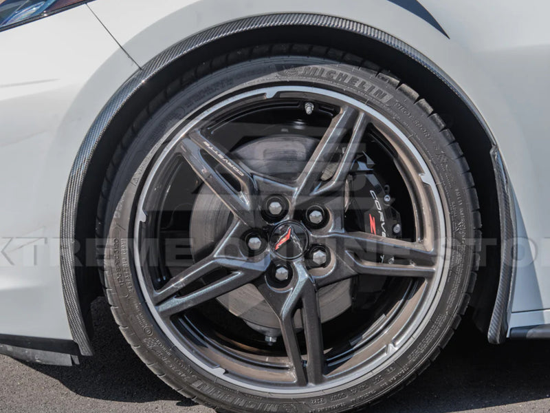 2020-24 Corvette - Side Wheel Fender Extensions - Carbon Fiber