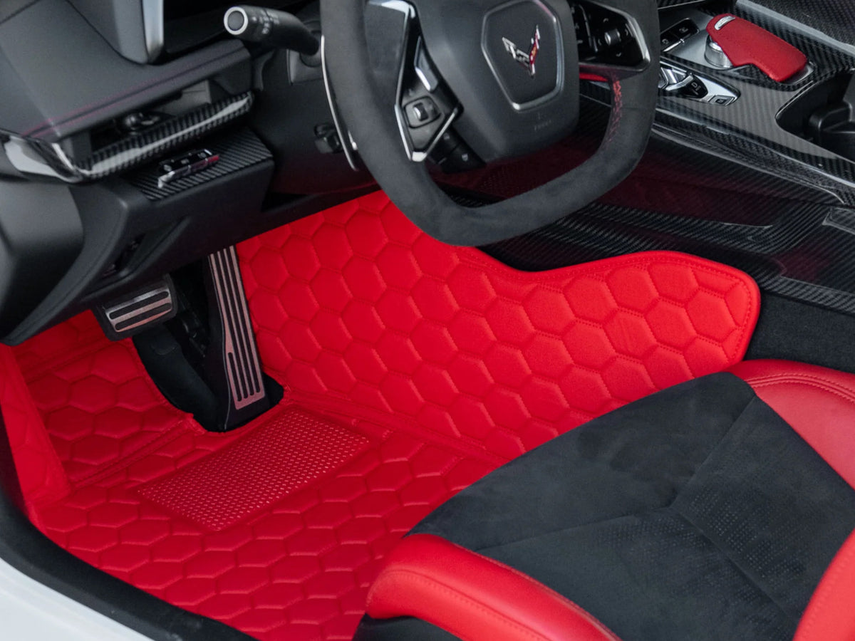 2020-27 Corvette - Floor Mats - Artificial Leather