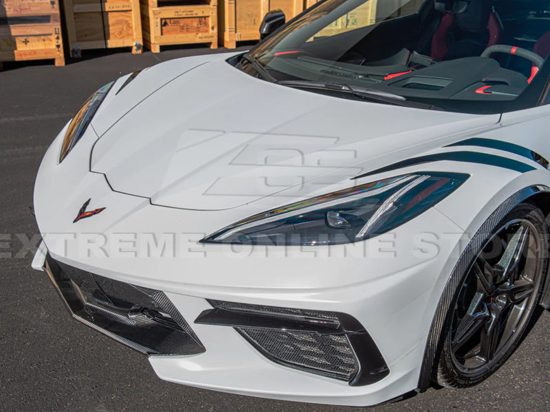 2020-24 Corvette - Front Grille Cover - Carbon Fiber