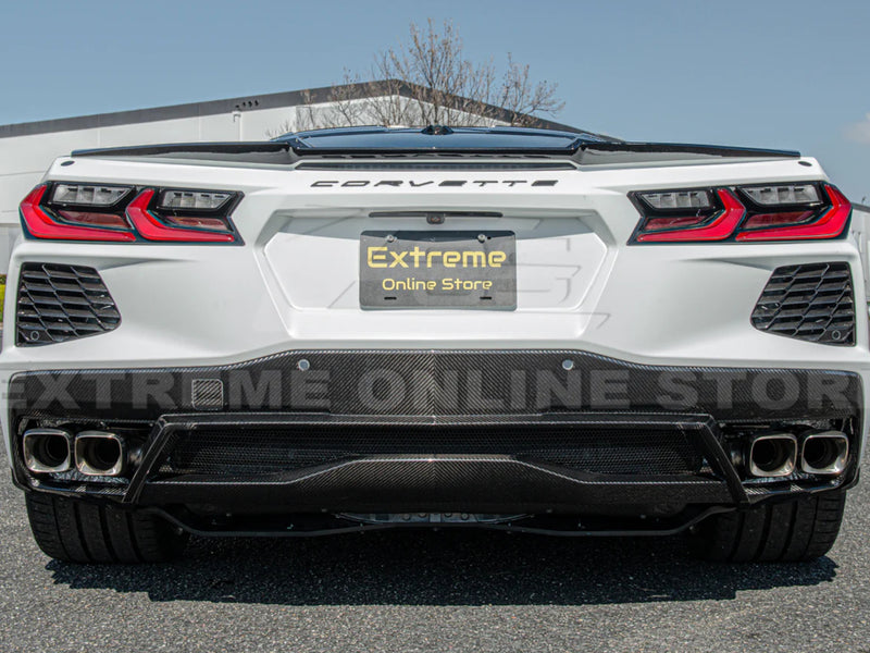 2020-24 Corvette - Rear Valance Diffuser - Carbon Fiber