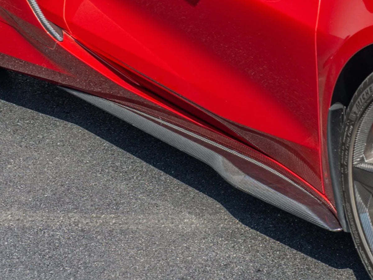 2020-24 Corvette Z06 - Side Skirt - Carbon Fiber