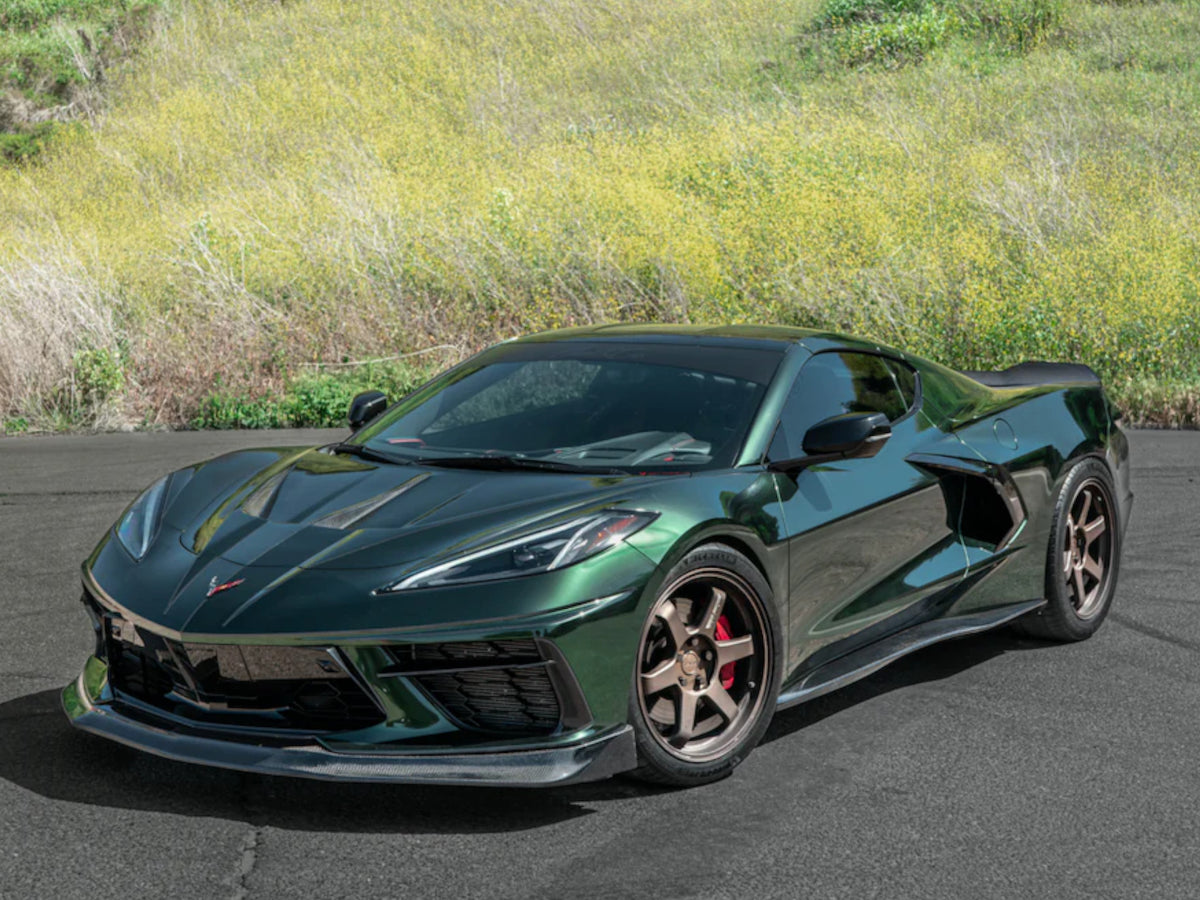 2020-24 Corvette - SHD Side Skirts - Carbon Fiber