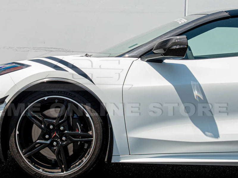 2020-24 Corvette - Side Mirror Lower Covers - Carbon Fiber
