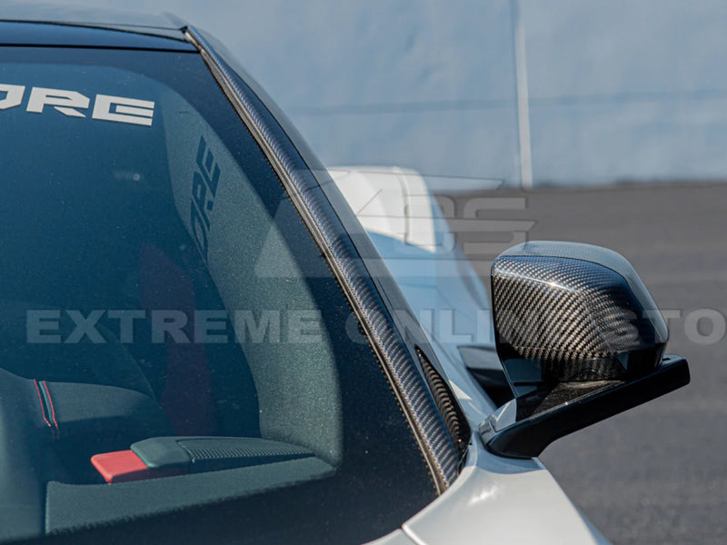 2020-24 Corvette - Windshield Side Pillar Covers - Carbon Fiber