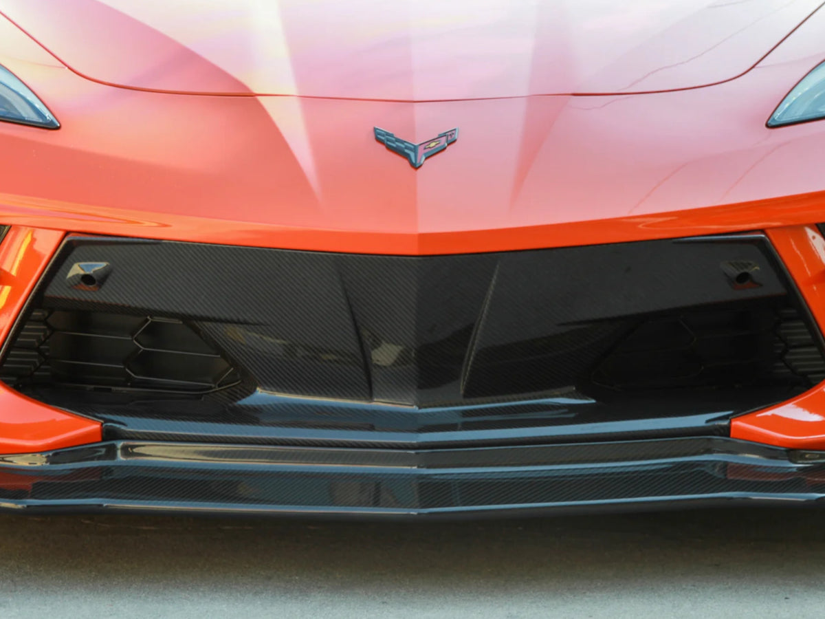 2020-25 Corvette - Front Bumper Center Bezel - Carbon Fiber