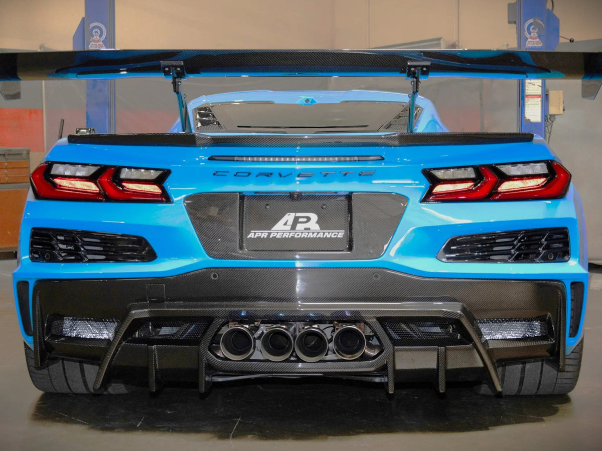 2020-25 Corvette - Rear Diffuser V2 - Carbon Fiber