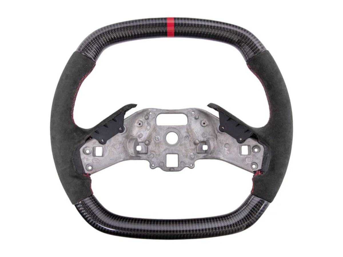 2020-26 Corvette - Steering Wheel Alcantara/Leather - Carbon Fiber