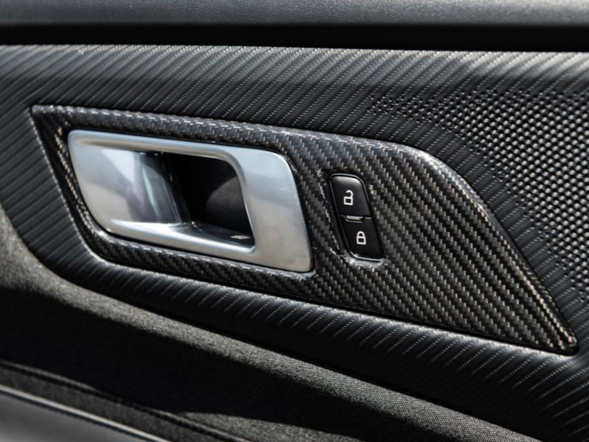 2024-25 Mustang - Door Handle Trim Cover - Carbon Fiber