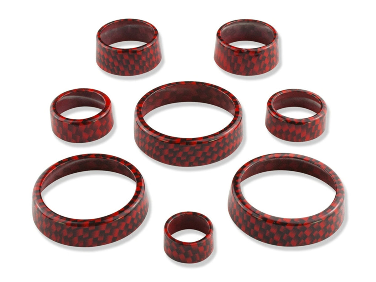2014-19 Corvette - Interior Knob Kit Carbon Fiber Style