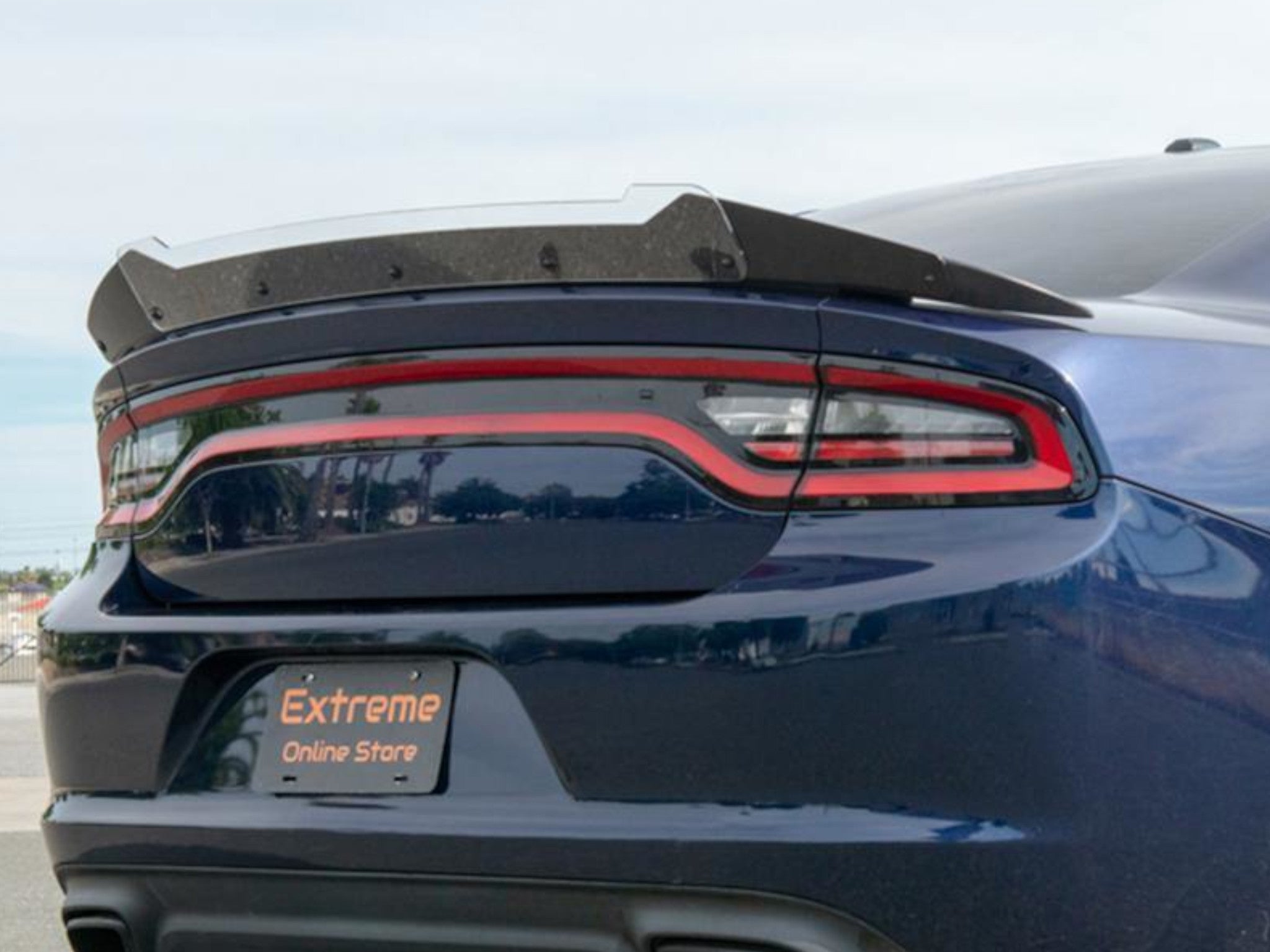 2015 23 Charger Hellcat Extended Style Spoiler With Wicker Bill