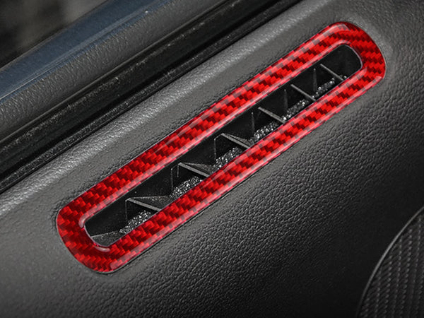 2015-23 Mustang - Door Vent Frame Overlay - Carbon Fiber