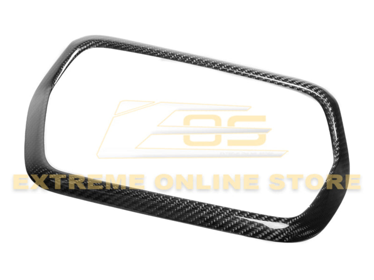 2016-24 Camaro - Multimedia Console Frame Overlay - Carbon Fiber