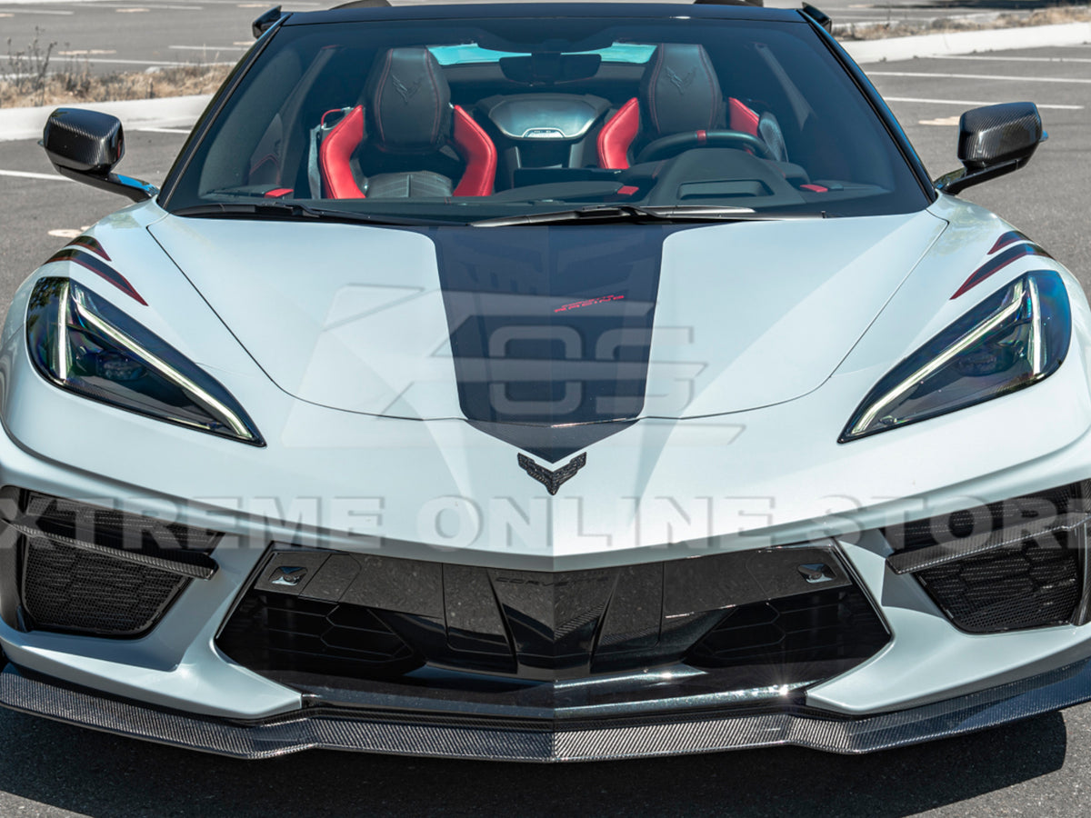 2020-24 Corvette - 5VM Style Front Lip - Carbon Fiber