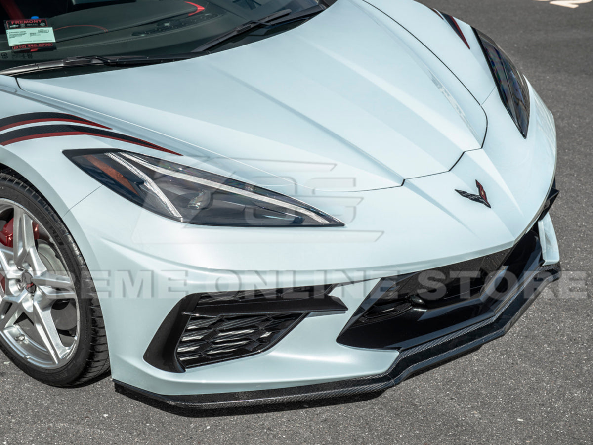 2020-24 Corvette - Z51 Style Front Lip - Carbon Fiber