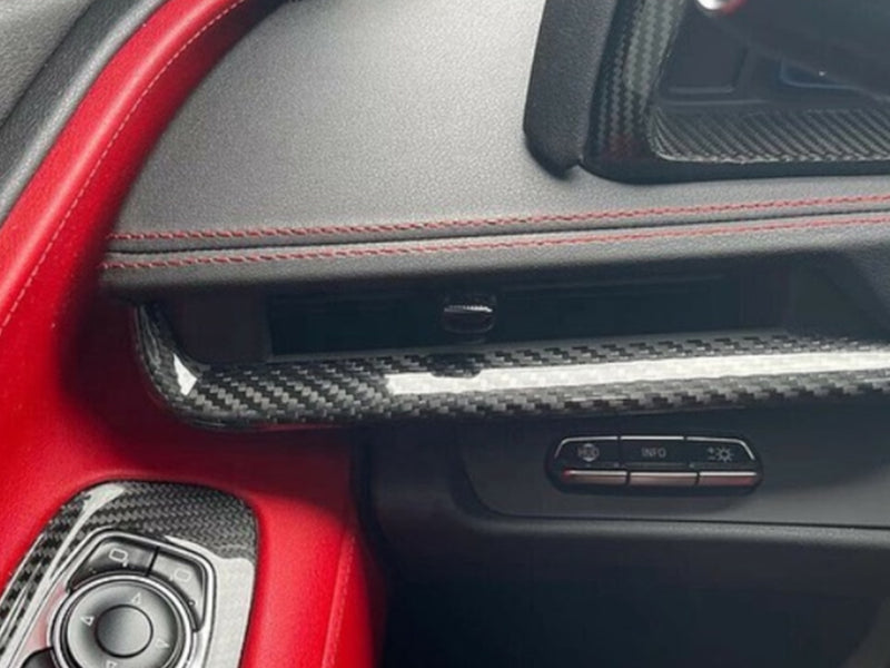 2020-24 Corvette - Dashboard Accent Trim Cover - Carbon Fiber