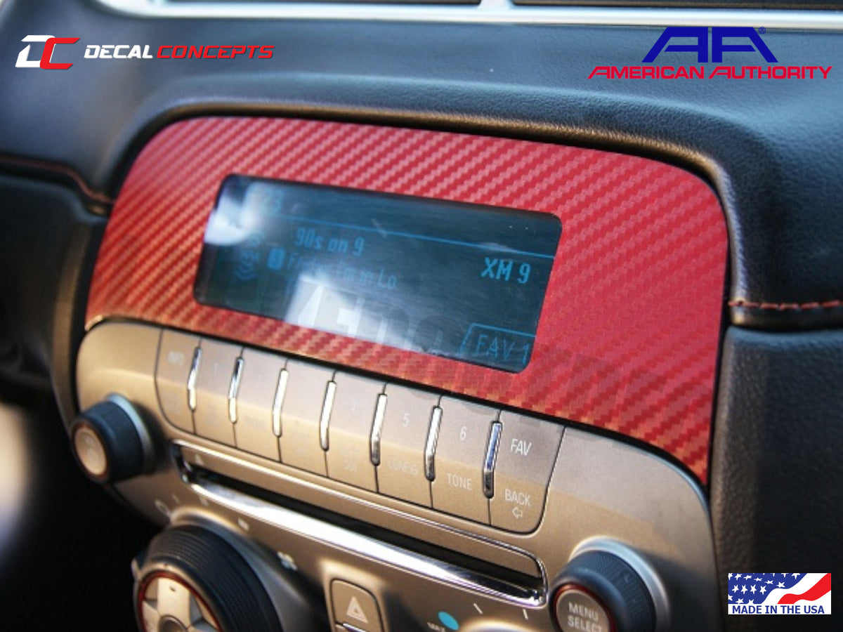 2010-15 Camaro - Multimedia Console Frame Accent Decal Kit