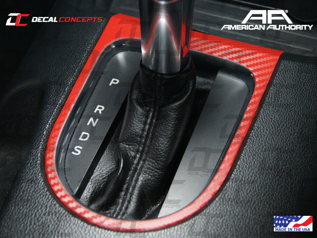2015-23 Mustang - Gear Shift Panel Bezel Accent Decal Kit