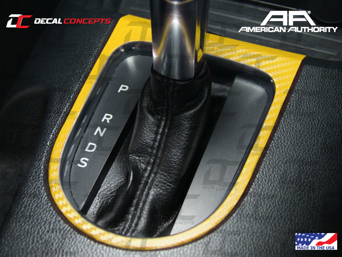 2015-23 Mustang - Gear Shift Panel Bezel Accent Decal Kit