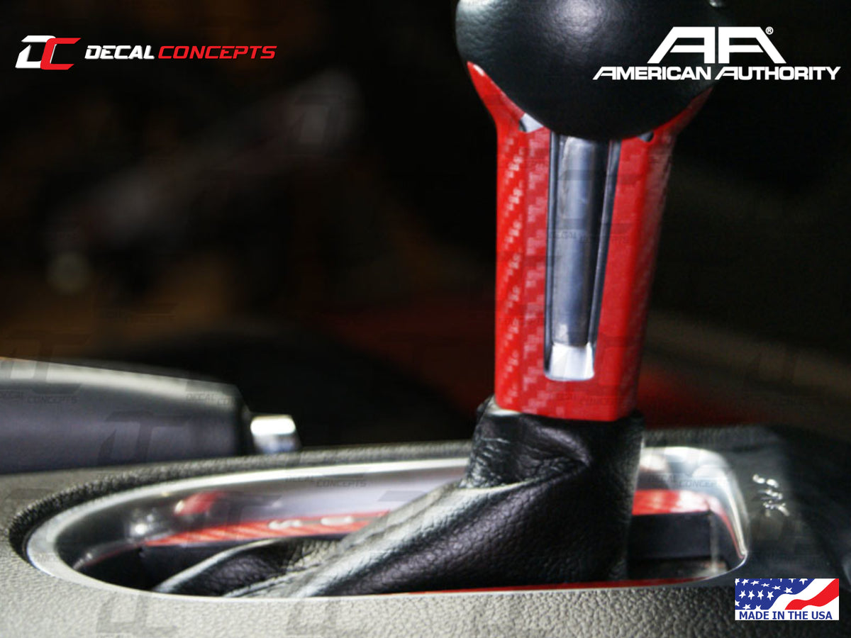 2015-23 Mustang - Auto Gear Shift Shaft and Panel Accent Decal Kit