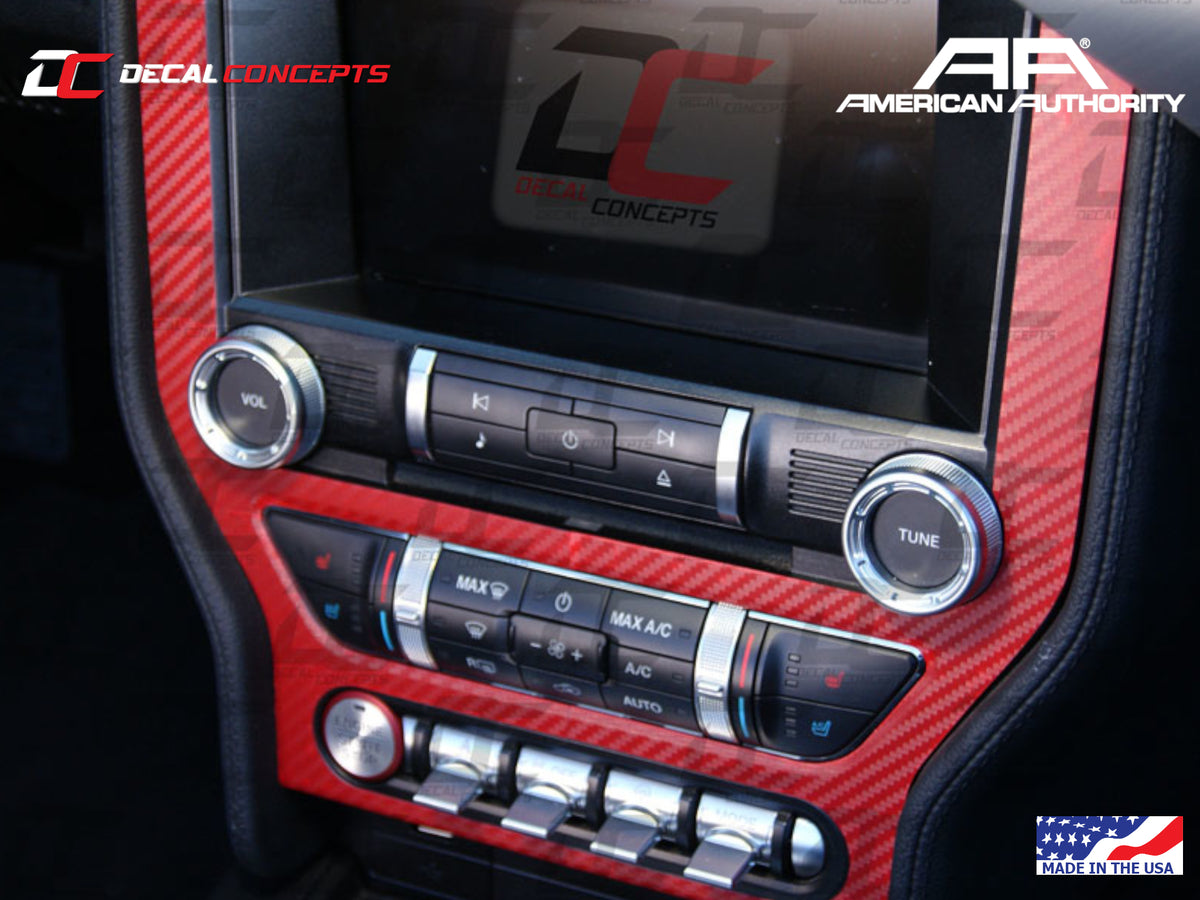 2015-23 Mustang - Multimedia Console Frame Accent Decal Kit