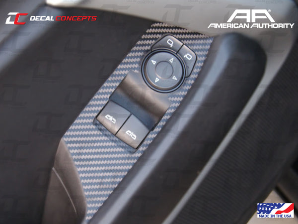 2016-24 Camaro - Door Control Panel Trim Accent Decal Kit