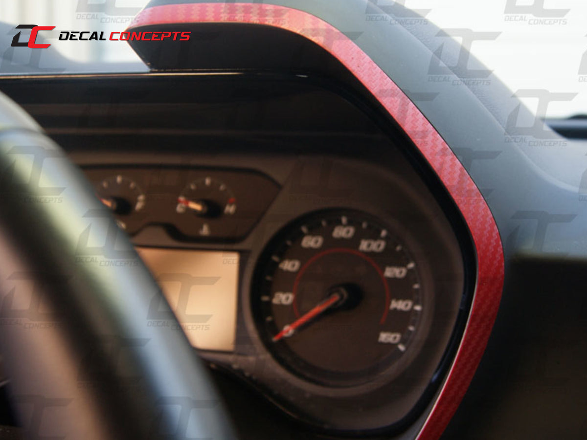 2016-24 Camaro - Gauge Bezel Accent Decal Kit