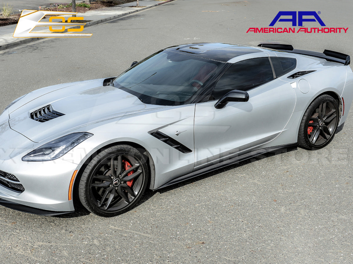 2014-19 Corvette - Performance Side Skirts - Carbon Fiber
