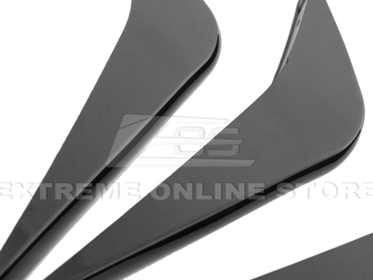 2014-19 Corvette - Rear Bumper Valance Diffuser Fins