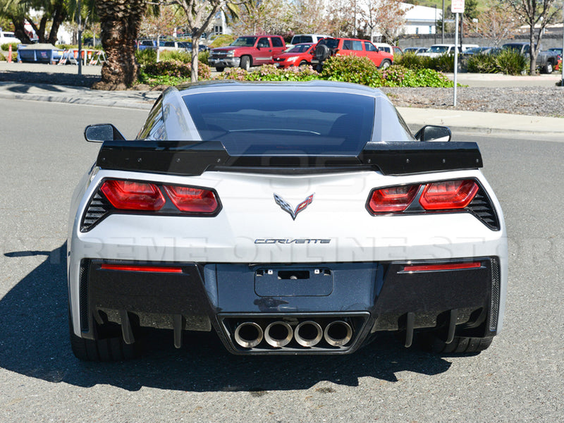 2014-19 Corvette - Rear Bumper Valance Diffuser Fins