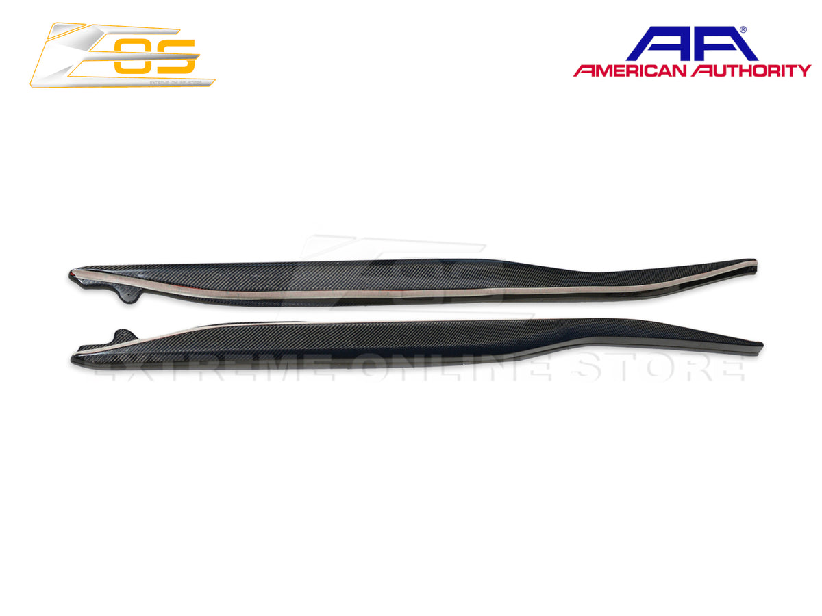 2014-19 Corvette - Z06 Style Side Skirts - Carbon Fiber