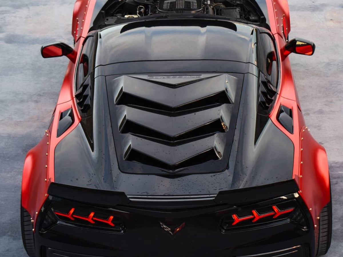 2014-19 Corvette - Bakkdraft Rear Window Louver