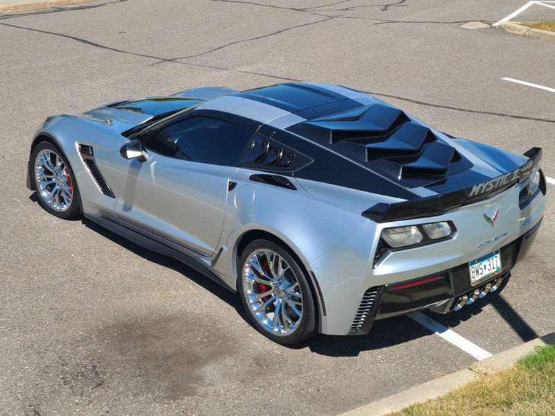 2014-19 Corvette - Bakkdraft Rear Window Louver