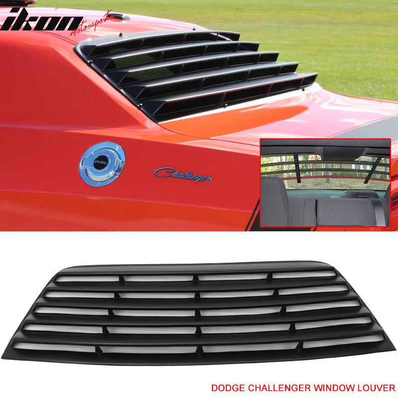 2008-23 Challenger - Rear Window Louver