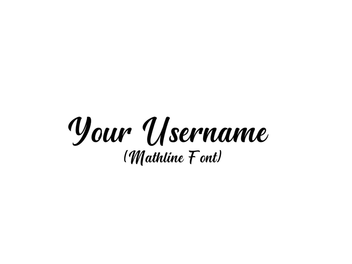 11" x 60" Decal - Cut In Banner