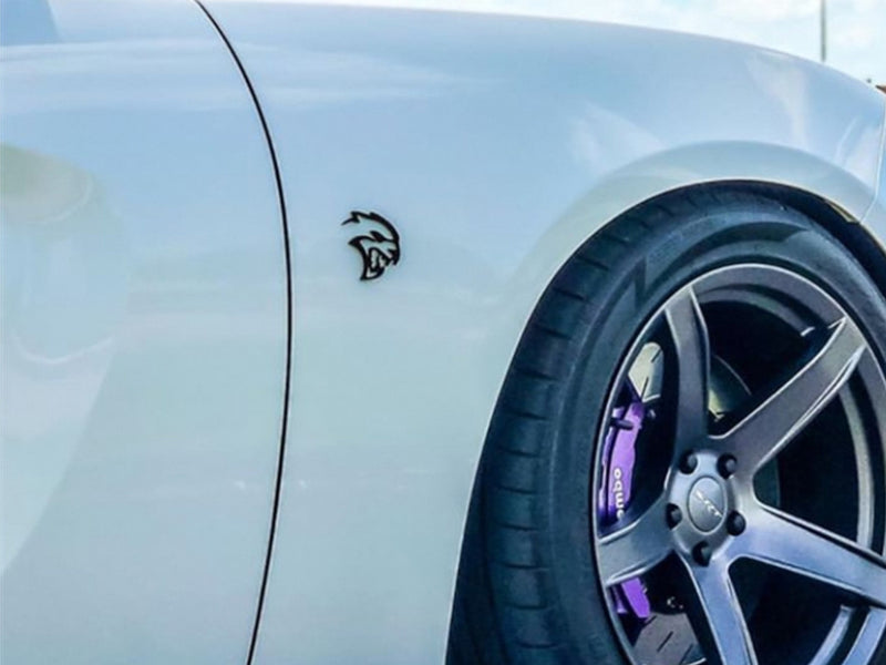 Challenger Charger - Hellcat Cutout Badge