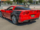 2005-13 Corvette - ZR1 Style Rear Side Fenders - Carbon Fiber