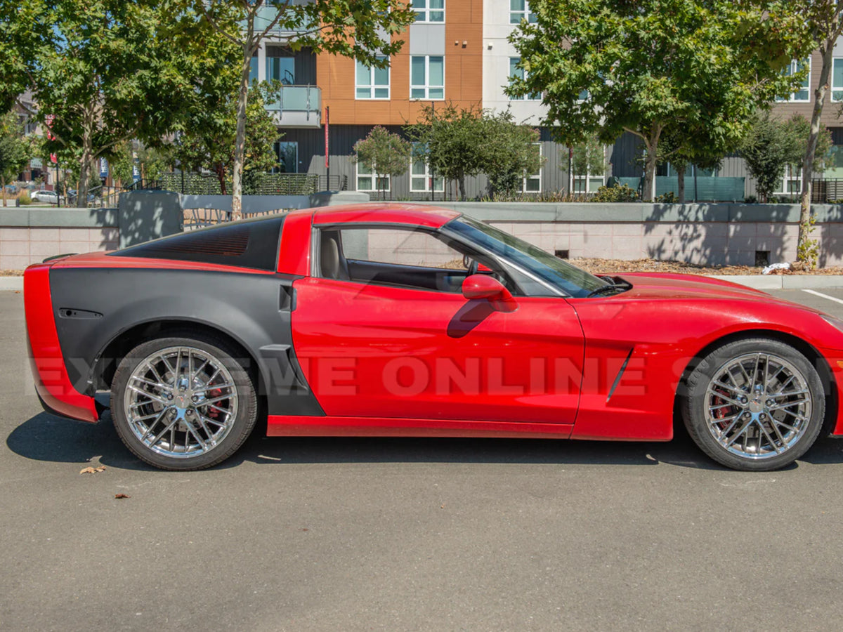 2005-13 Corvette - ZR1 Style Rear Side Fenders - Carbon Fiber